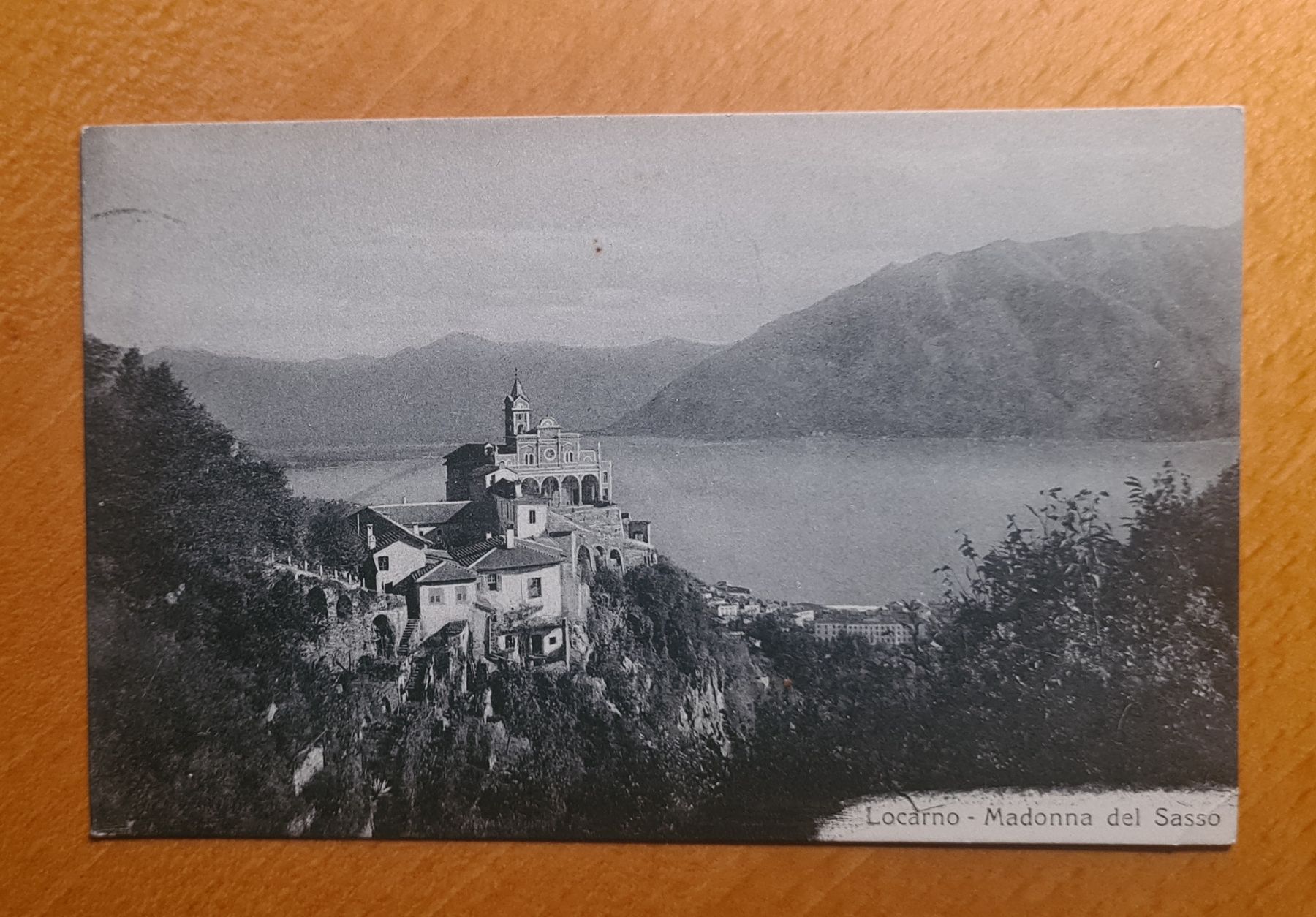 Ansichtskarten: Locarno - Madonna del Sasso 1915 – Gebraucht aus Ebikon von Donar50