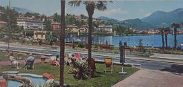 LUGANO-PARADISO - Panorama - 1964 -  7 cm x 14,5 cm