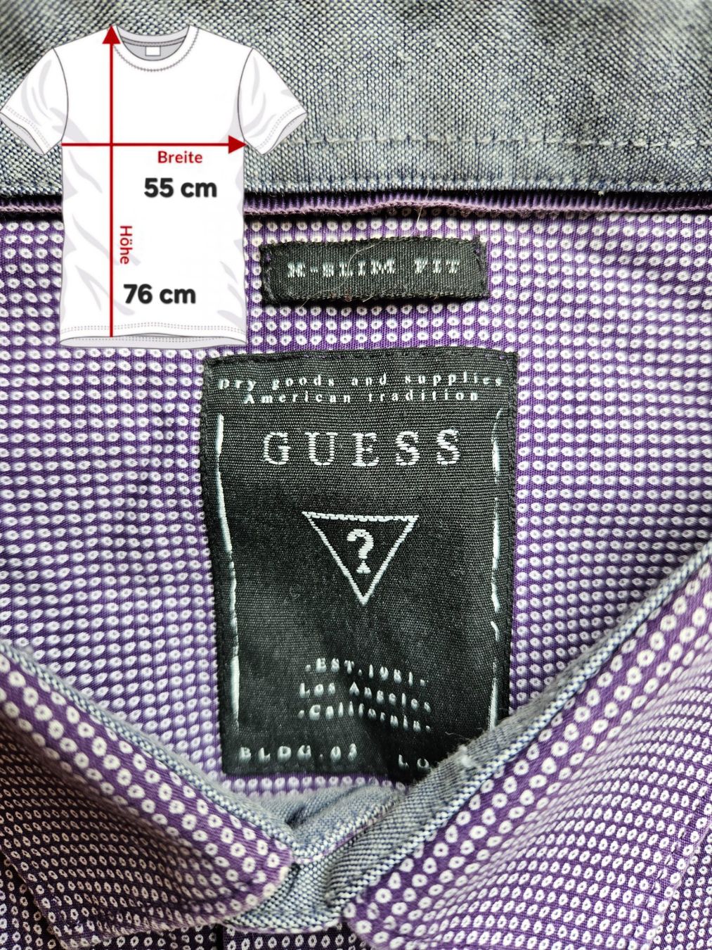 Guess Camicie: Hemd Guess Grösse L X-Slim fit – Usato da Hägglingen venduto da United-Village-Trade 3