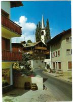 AK Kirche Nendaz Wallis 28.8.1968 guter Zustand