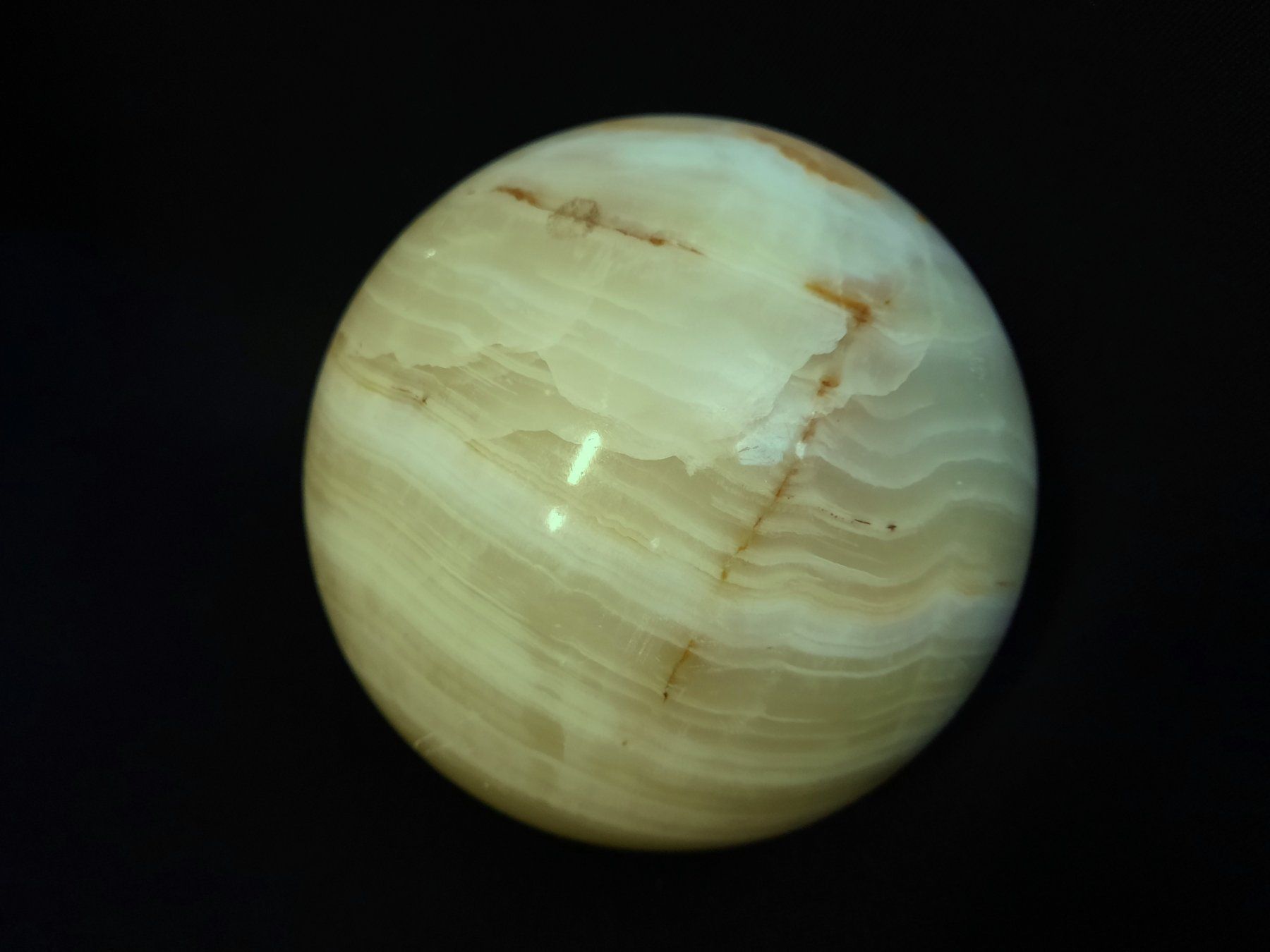 Minerali & Pietre curative: ONYX-Steinkugel 2.92Kg – Usato da Beinwil am See venduto da Restwert_Beinwil 7