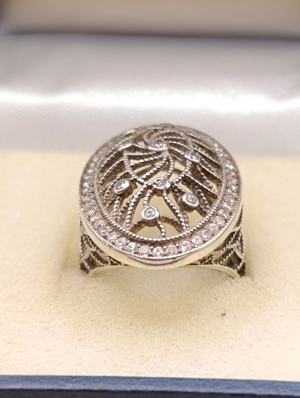 Anelli: Jugendstil einmalige 925er Silber Mega schöne Ring um 1900j – Usato da Steffisburg venduto da 1.Schmuckschatulle 2