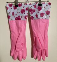 NEU pink Lackhandschuhe LATEX Handschuhe unterarmlang