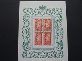 1965 Nr. 384 im Bogen mit ET- Stempel