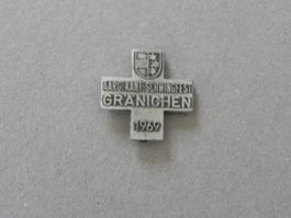 Abzeichen Brosche Schwingfest Schwingen Gränichen AG 1969