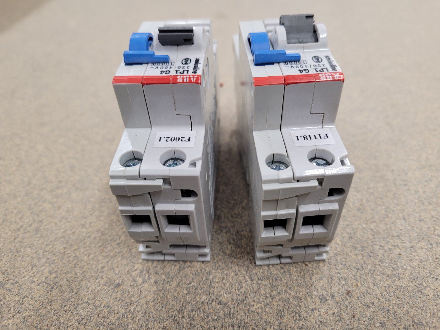 ABB Componenti elettronici: 2 Stück Sicherungen ABB LP1 G4 – Usato da Vitznau venduto da Night-Fire 2