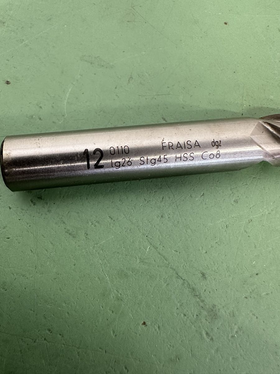 Tutti gli attrezzi: HSS Schaftfräser, End Mill, 12mm. – Usato da Aarberg venduto da SNMachines 2