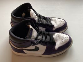Air Jordan 1 High OG Court Purple, Grösse 40.5