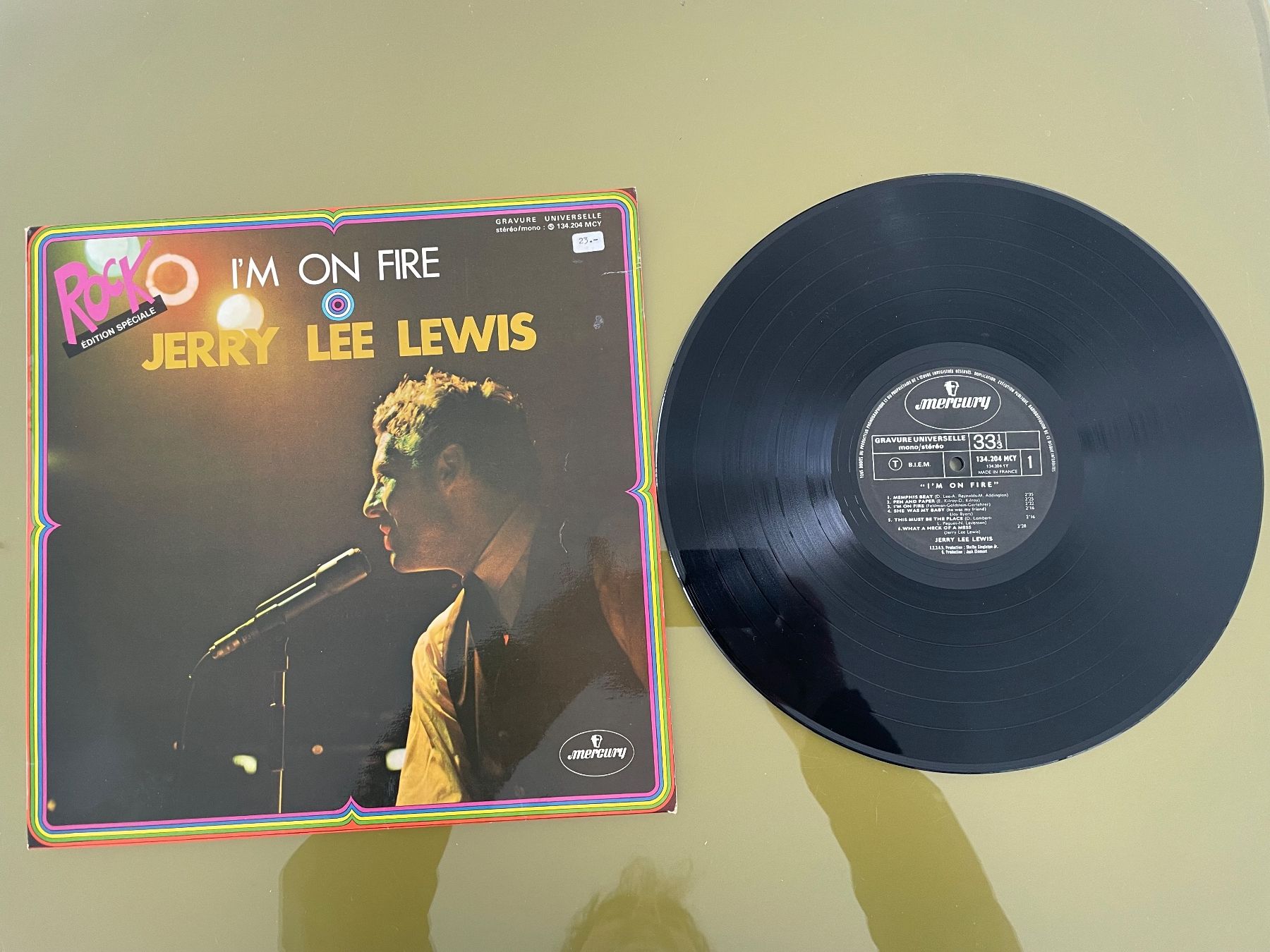 Schallplatten: Jerry Lee Lewis LP - I'm on fire – Gebraucht aus Sutz von fx05
