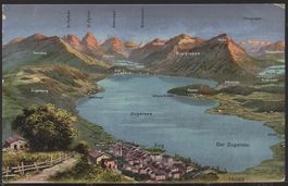 Zugersee   Panorama  1906