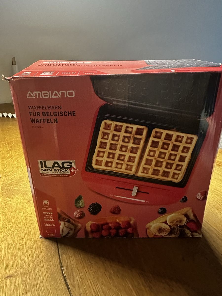 Ambiano Elettrodomestici da cucina: Ambiano Waffeleisen – Nuovo e nell'imballaggio originale da Möhlin venduto da dan_7klp