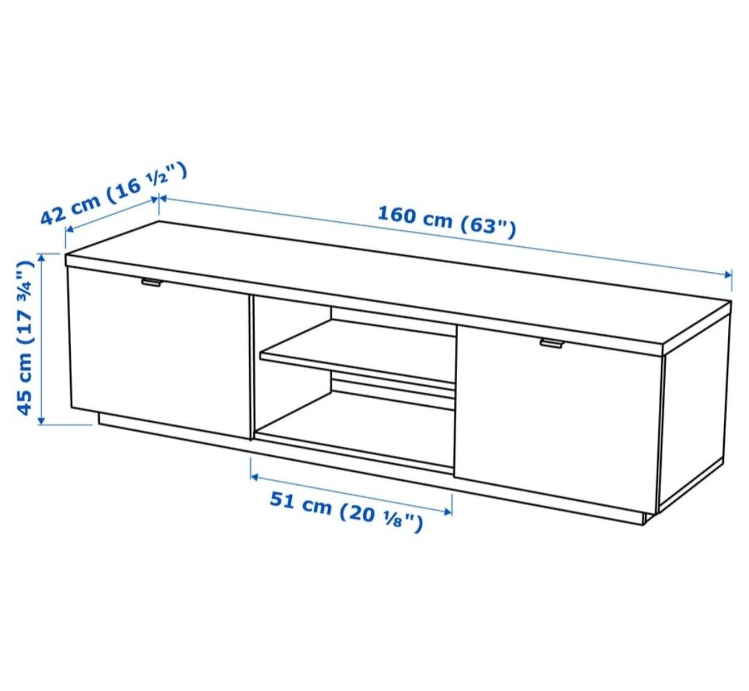Ikea Meubles TV: IKEA BYAS Möbel weiss – D'occasion à Oberentfelden par lis_hau 4