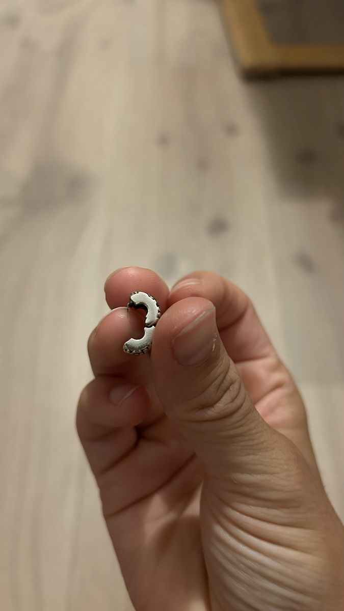 Pandora Anhänger: Pandora 925 Silber Charm Stopper Blumenmuster – Gebraucht aus Biel/Bienne von van_6qsl 3