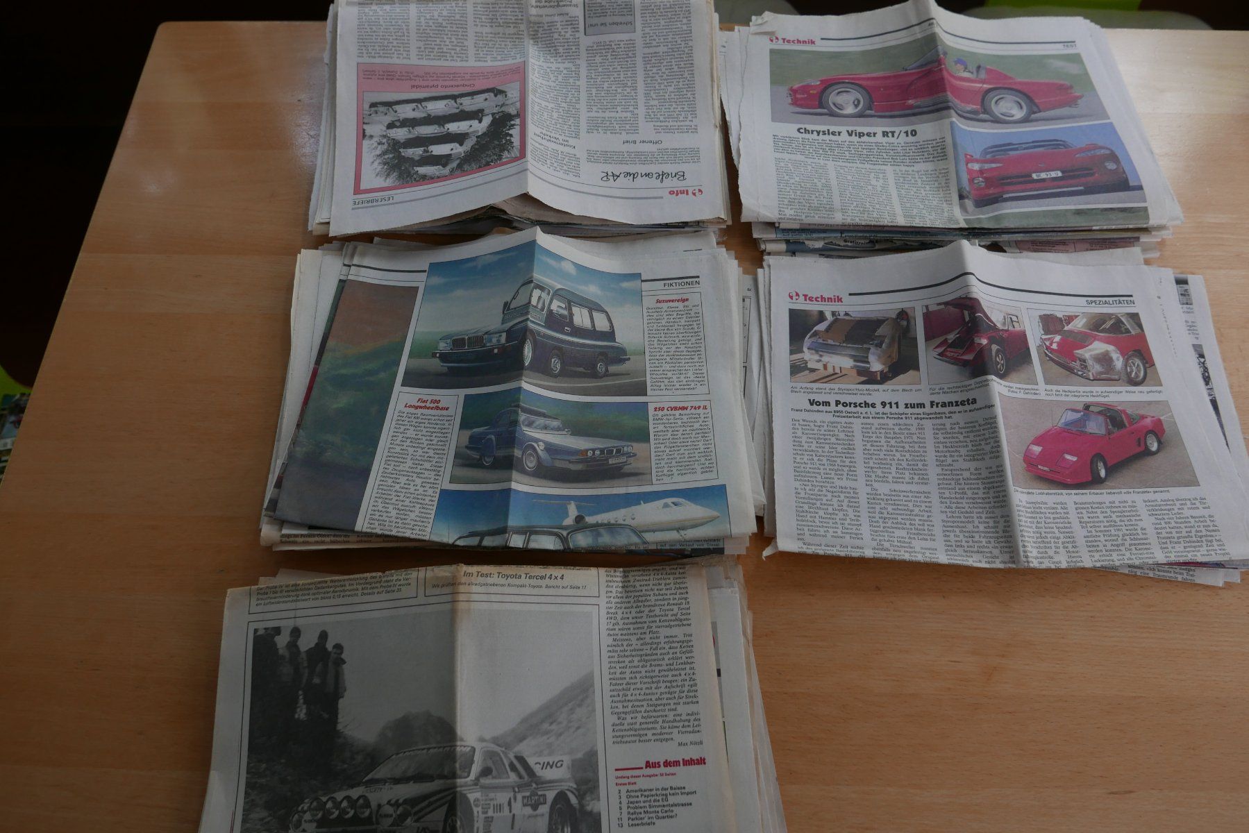 Riviste & Magazine: Zeitschriftenartikel Auto Technik mit Bildern – Usato da Rotkreuz venduto da nigal