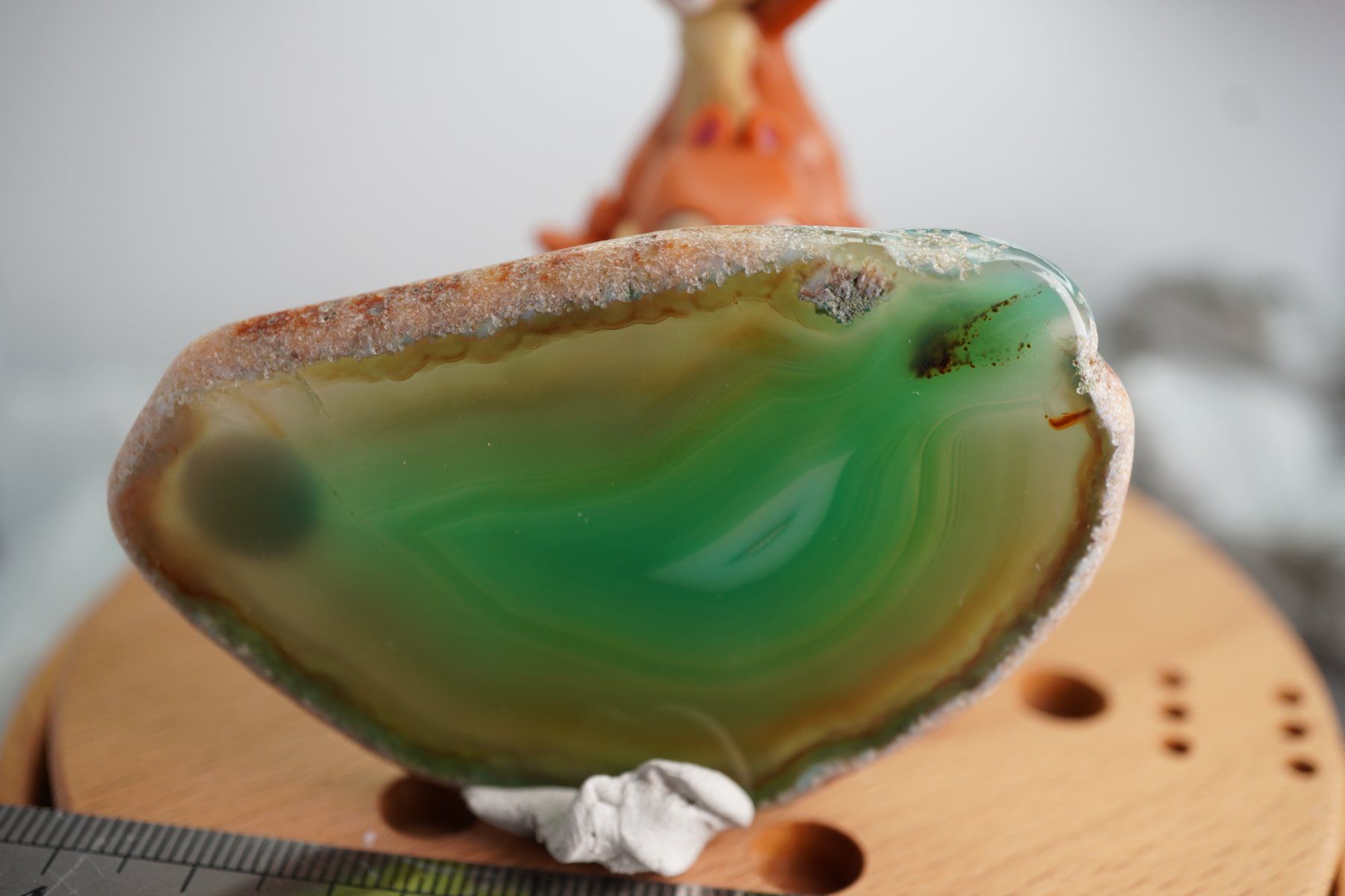 Mineralien & Heilsteine: Achat Scheibe Grün  (Räumung!) – Neu und originalverpackt aus Eschenbach SG von topstone 7