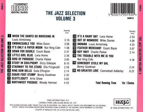 CD: set 4CD's -Adderley, Davis, Parker, Cole, Barnet, Horne, – Usato da Unterbäch venduto da xazuq 4
