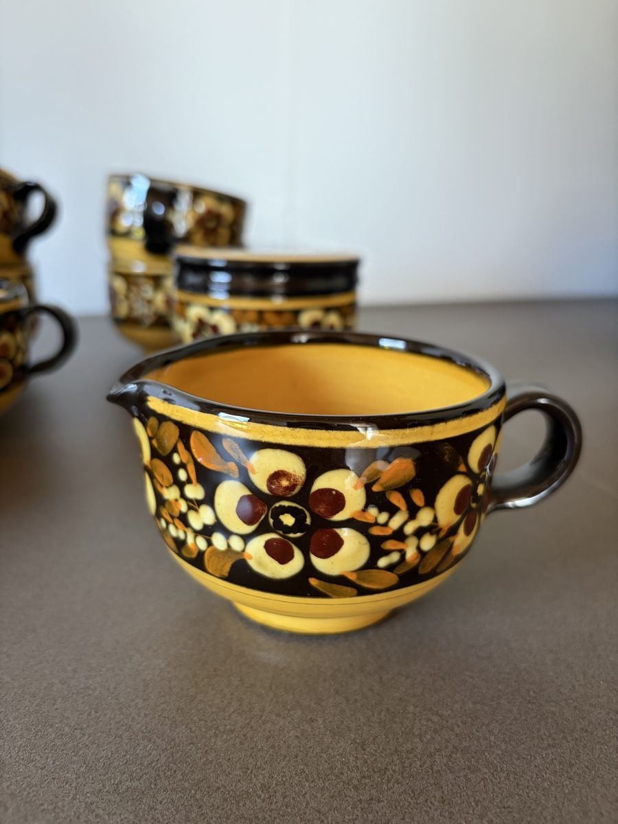 Set di piatti: Keramik Kaffeeset 7-teilig – Nuovo (secondo la descrizione) da Schwändi GL venduto da charly057 2