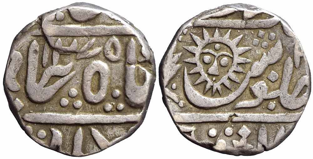 Tutti le monete: Indien, Indore, Rupie AH 1275 – Usato da Lugano venduto da Numisartes