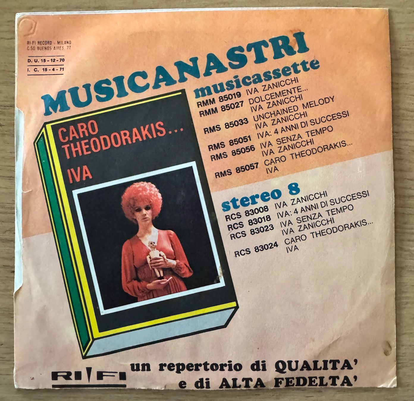 Vinyles: Iva Zanicchi 45T – D'occasion à Lausanne par davzic 1