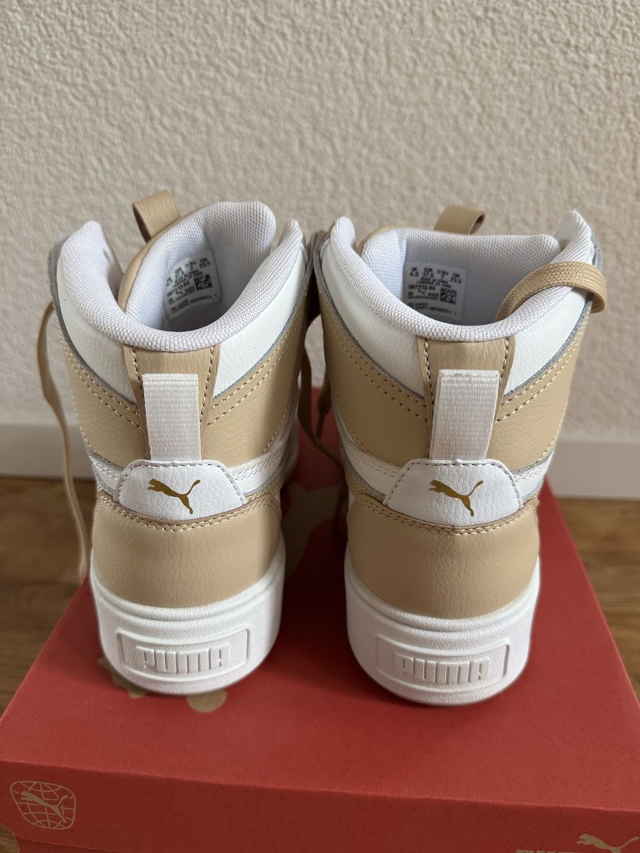 Puma Scarpe da donna: Puma Karmen Rebelle Mid White-Light Sand – Nuovo e nell'imballaggio originale da Oberegg venduto da bro_r9z6 1