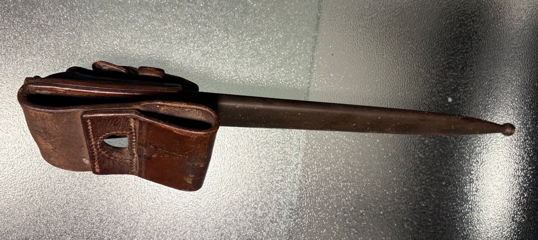 Schweizer Armee Stichwaffen: Bajonett 40cm inkl. Scheide und Gurthalterung – Gebraucht aus Aarwangen von concorde58 3
