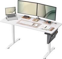 140x60cm Höhenverstellbarer Schreibtisch elektrisch 4 Speich