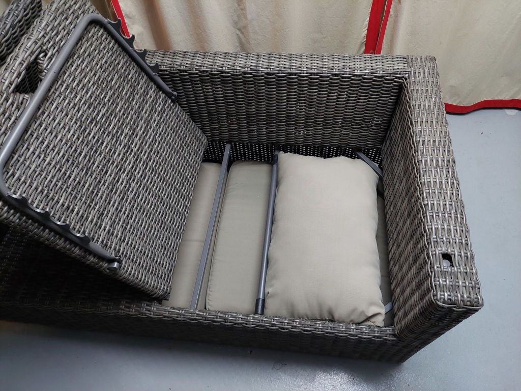 Divani: Outdoor Lounge-Sofa Anthrazit – Usato da Kirchlindach venduto da jupiter2010 4