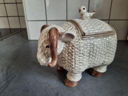 CÉRAMIQUE,  BÉLIER avec COUVERCLE