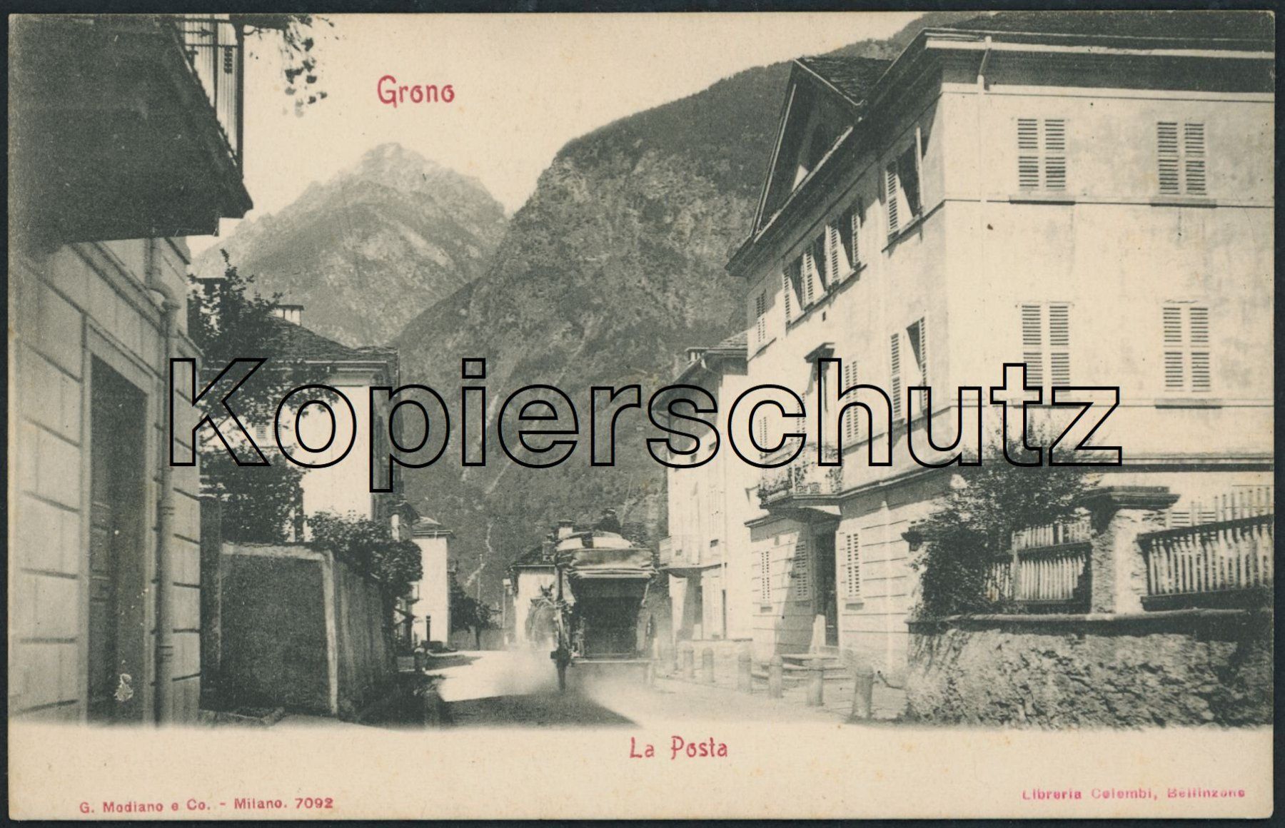 Cartoline postali: GR Grono - Postkutsche – Nuovo (secondo la descrizione) da Schindellegi venduto da Jonathan77