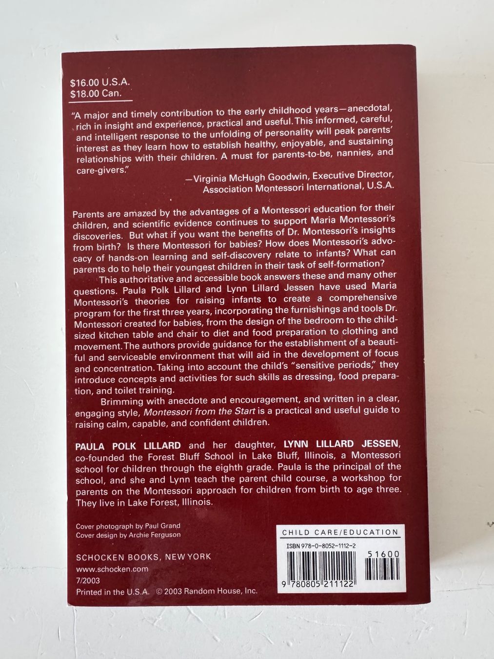 Libri: Montessori from the start – Usato da Zug venduto da sil_j6rl 2