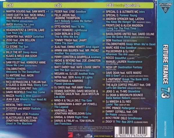 CDs: Various – Future Trance 73 - Vergriffene 3 CDs! – D'occasion à Brittnau par Zibu 1