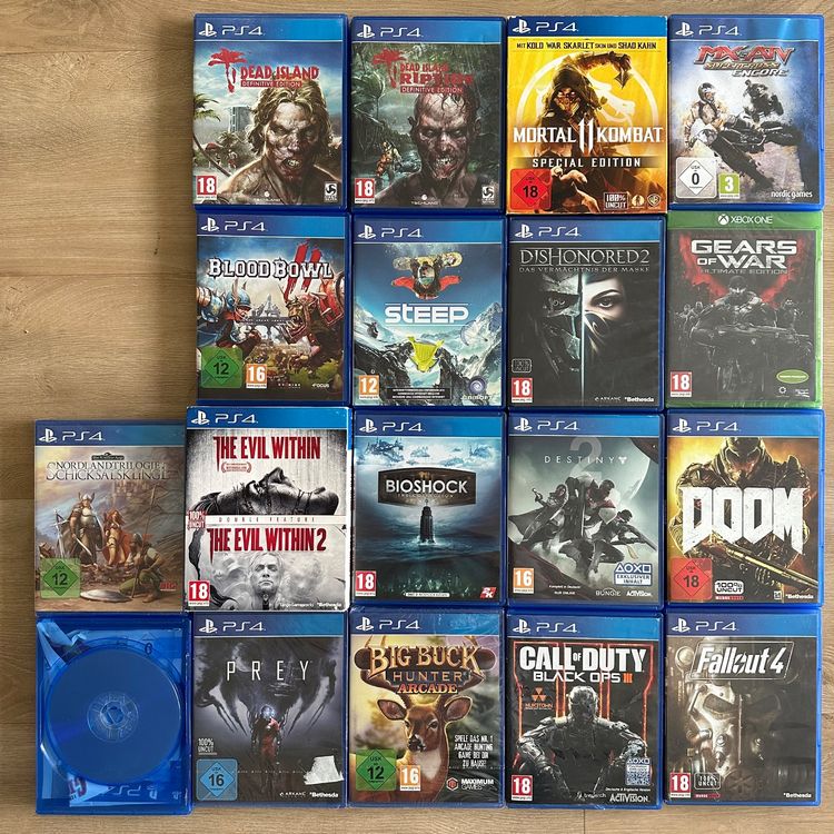 PS4 (17 Spiele) / XBOX ONE (1 Spiel) Kaufen auf Ricardo