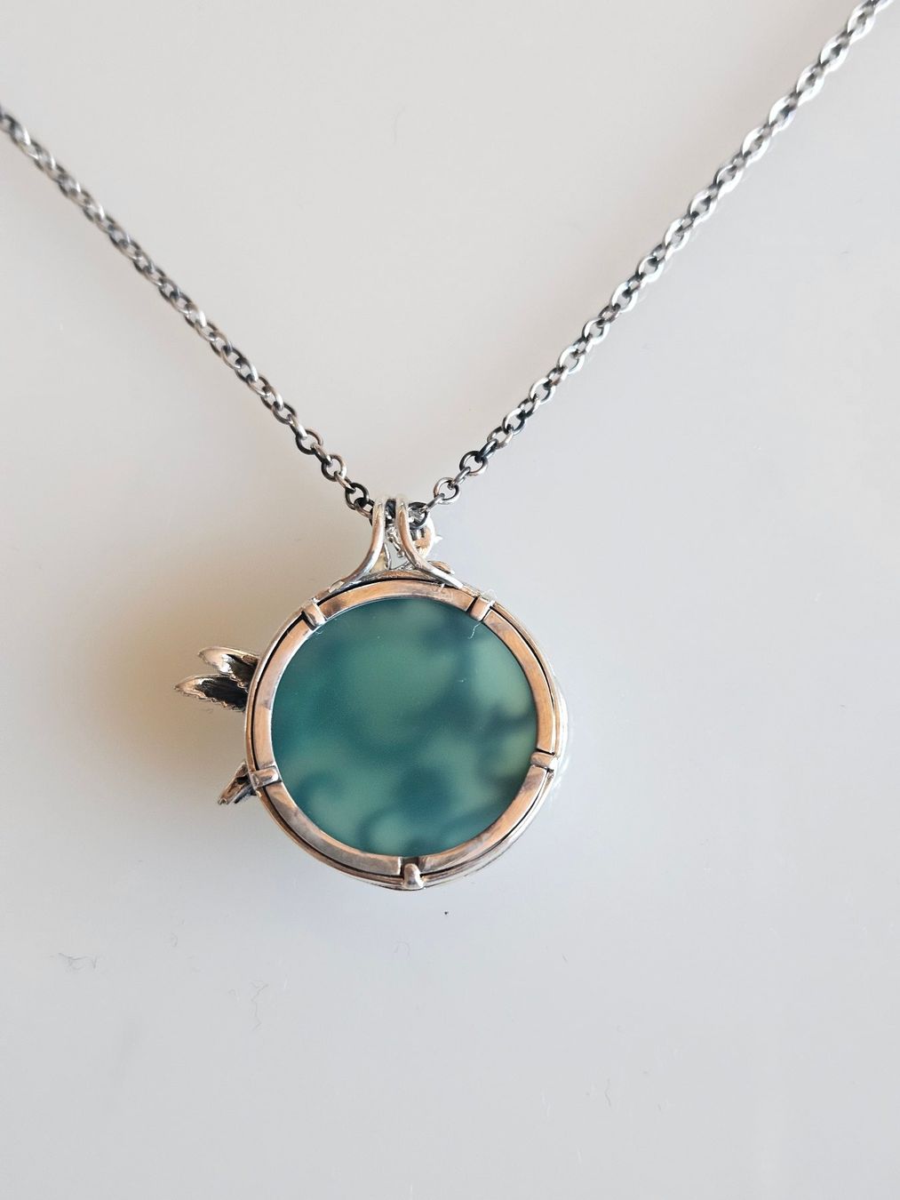 Catenine: Silber Kette mit Chalzedon – Nuovo (secondo la descrizione) da Winterthur venduto da ste_tcx5 2