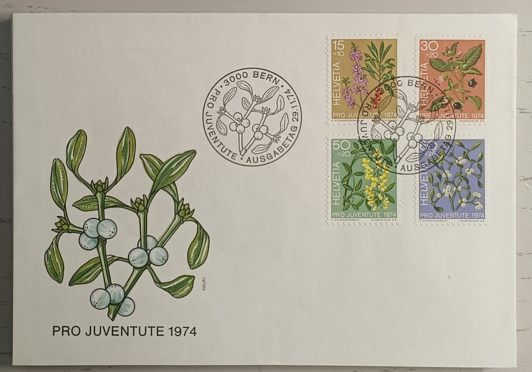 Tutti i francobolli: 1974 FDC Pro Juventute – Usato da Dübendorf venduto da goeggi79