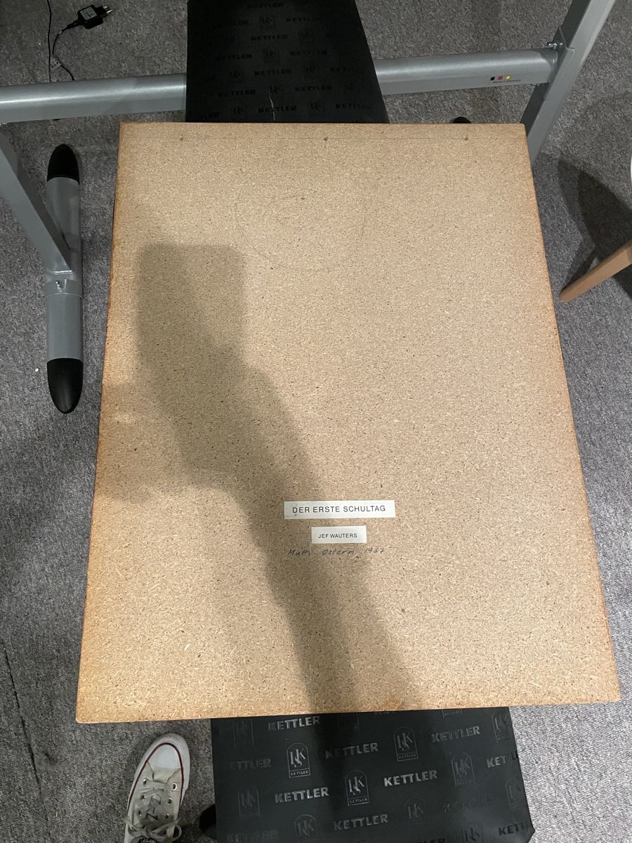 Foto & Immagini: Jef Wauters Kunstdruck "Erste Schultag" – Difettoso da Dietlikon venduto da VintageStudioZurich 2