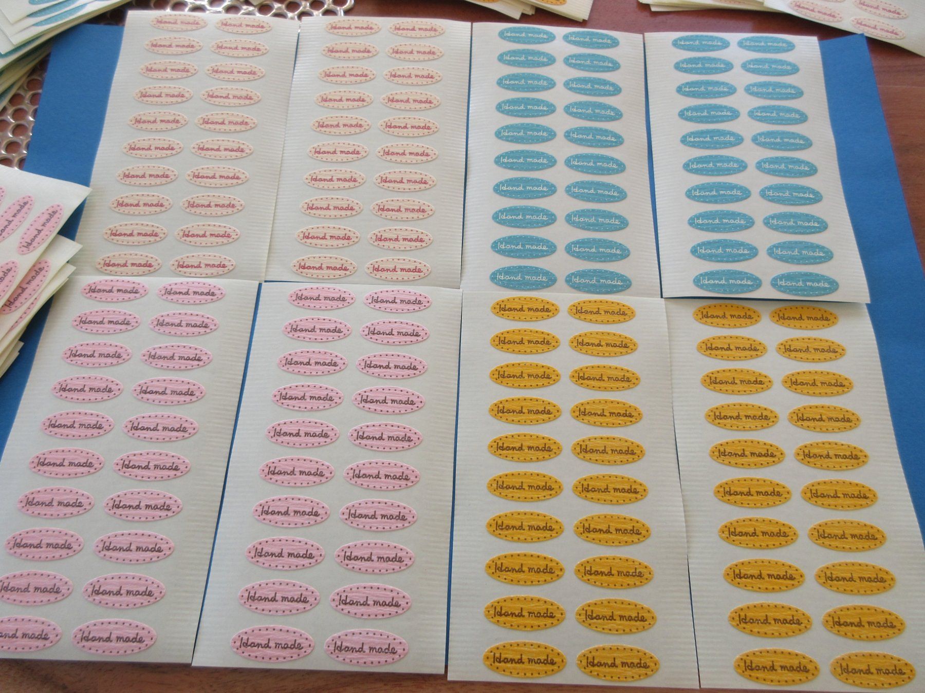 Sticker: 2000 "Handmade" stickers/Aufkleber New/neu! – Nuovo (secondo la descrizione) da Goldach venduto da mamakotzi 8