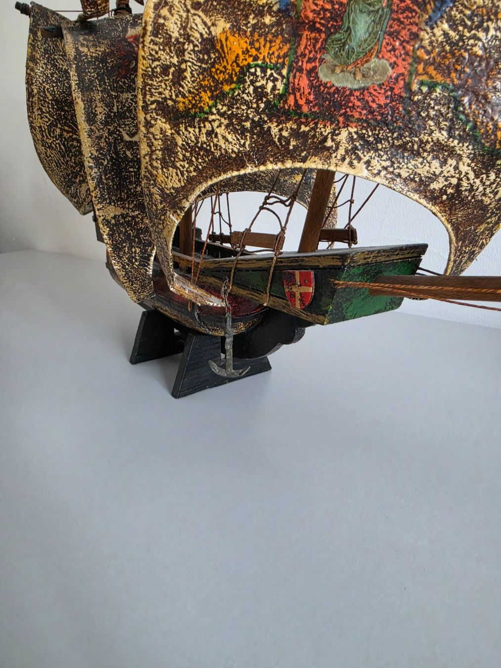 Kit di modellismo & Modellini statici: Modellschiff Karacke Holz - 3-Master Segelschiff - Vintage – Usato da Birr venduto da DisDas 5