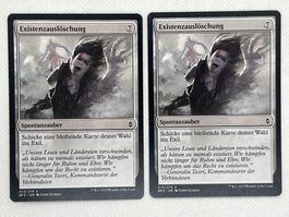 Magic The Gathering: 2x Existenzauslöschung Common, Deutsch