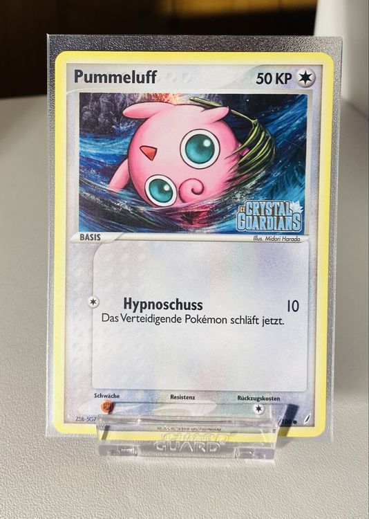 Jigglypuff Reverse Holo Stamp #53 Pokemon Crystal Guardians (Neu ...