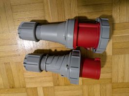 PCE CEE63 Stecker und Buchse - Neu