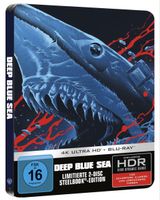 Deep Blue Sea 4K Ultra HD Blu-ray Steelbook neu und OVP