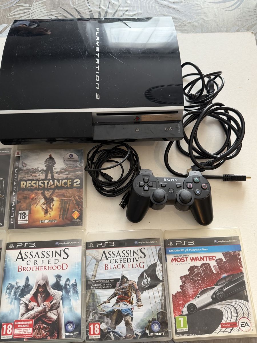 Sony Console: PlayStation 3 + 10 Jeux + Manette – Usato da Genève venduto da sho_67qj 2