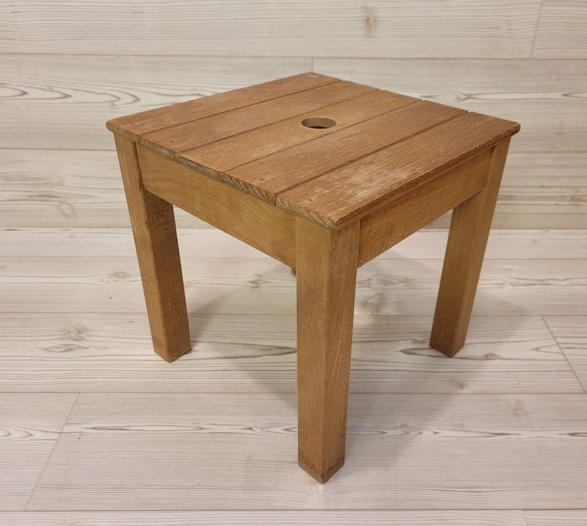 Blumenhocker Holz, Vintage FussSchemel, HolzHocker Kaufen auf Ricardo