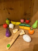 Fruits et légumes en bois