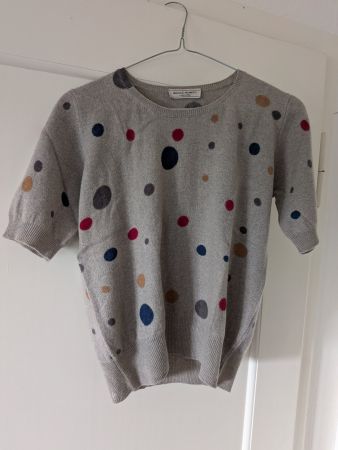 Bruno Manetti Kurzarm Cashmere Pullover