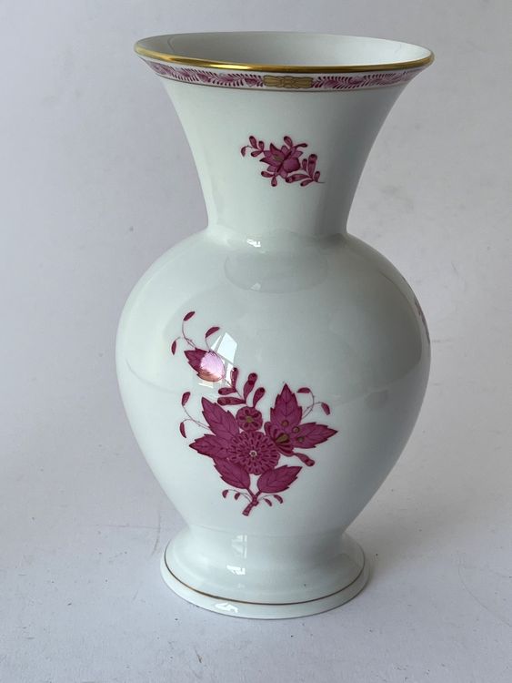 Grosse Vase Porzellan HEREND Hungary Apponyi Purpur Kaufen auf Ricardo