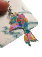 Boucle artisanale: Poisson cerf volant holographique “