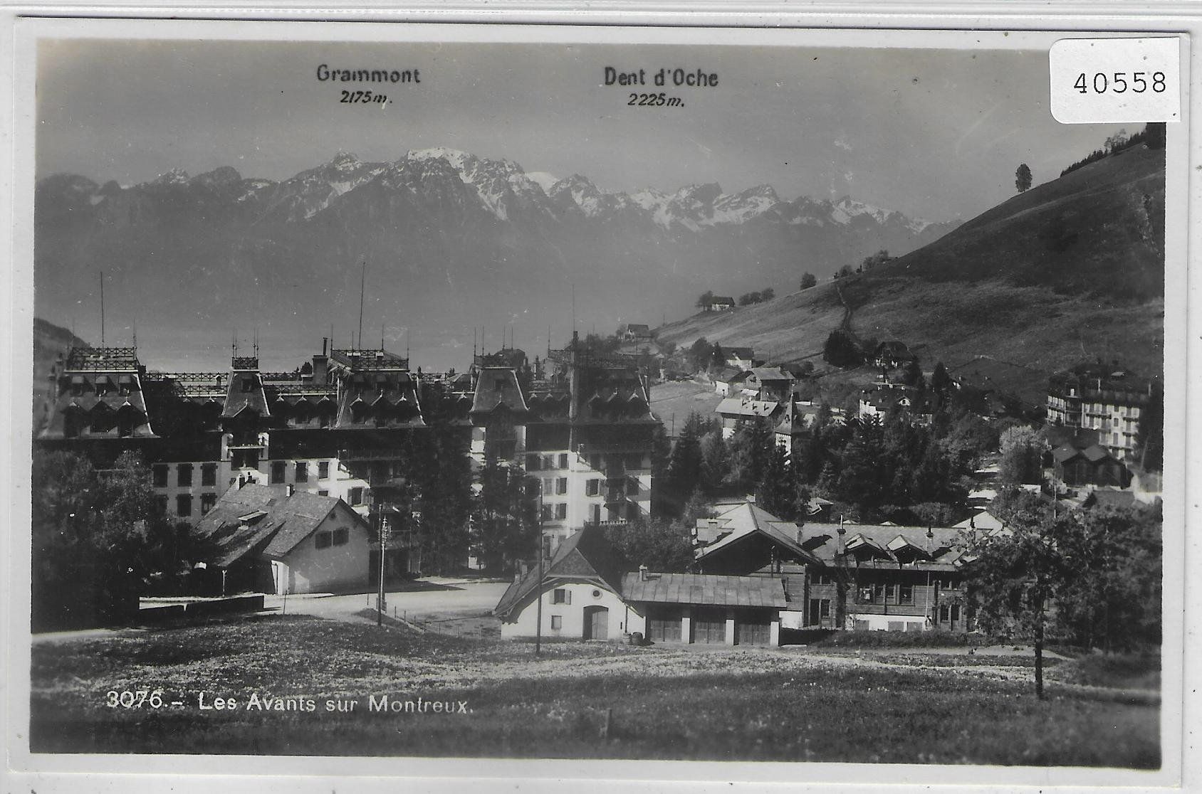 Cartoline postali: Les Avants sur Montreux – Usato da Ettingen venduto da Kartenplanet