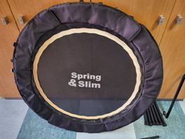 Fitness Trampolin mit verstellbarem Handgriff