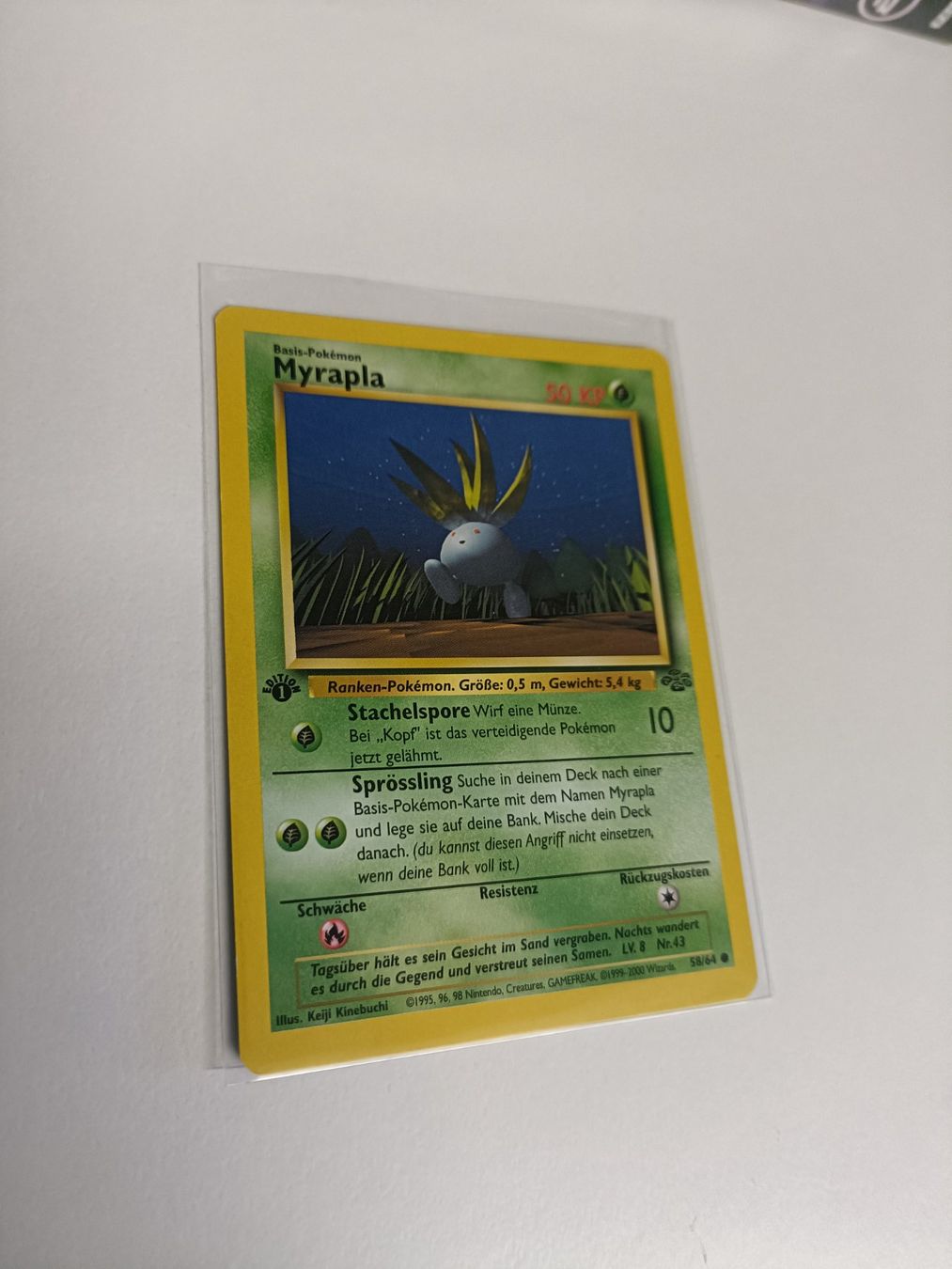 Pokémon Carte collezionabili: Myrapla 1. Edition aus Dschungel 58/64 – Usato da Köniz venduto da 1.Edition 1